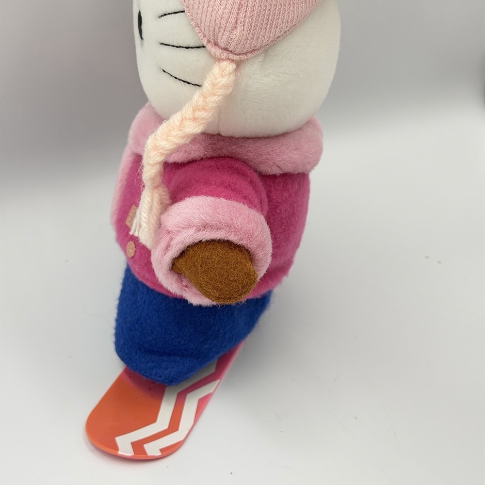 SANRIO Smiles Hello Kitty PLUSH SNOWBOARD VINTAGE 2000 Y2K 11" Doll - Picture 5 of 8